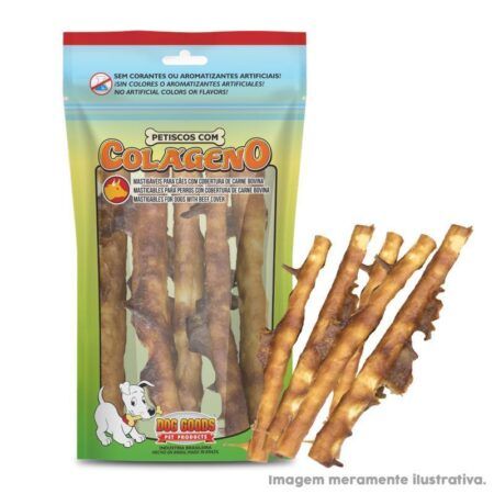 Palito Colágeno Carne Bovina Envasado