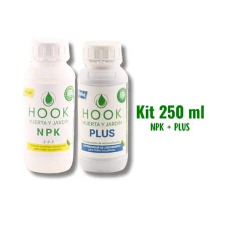 Fertilizante para huerta y jardín Hook 250 ml NPK + PLUS