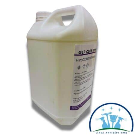 Hipoclorito de sodio 5 Litros al 100% GERCLOR-100